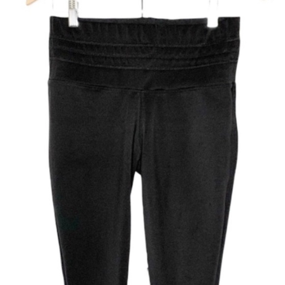 Women Black Legging Compression Waist Size L - Picture 1 of 9